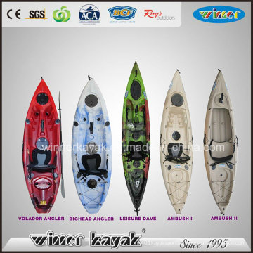 Bonne qualité de la pêche en plastique simple Kayak Large Collection I